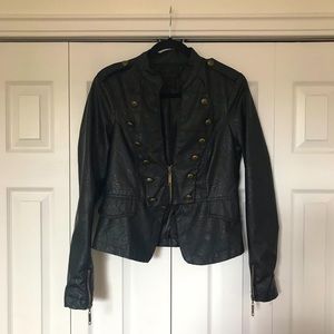 Faux Leather Jacket